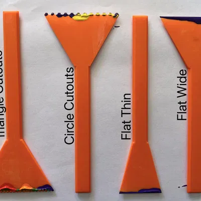 Bộ dụng cụ spatula nghệ sĩ 4 món cho hội họa