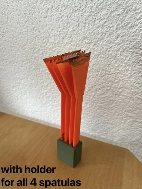 Bộ dụng cụ spatula nghệ sĩ 4 món cho hội họa - Image 4