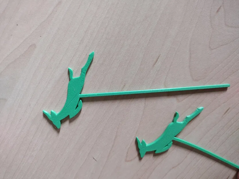 Gậy khuấy rượu brandy hình linh dương Springbok - Image 2