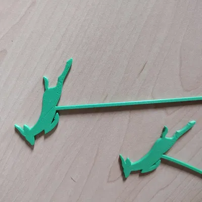 Gậy khuấy rượu brandy hình linh dương Springbok