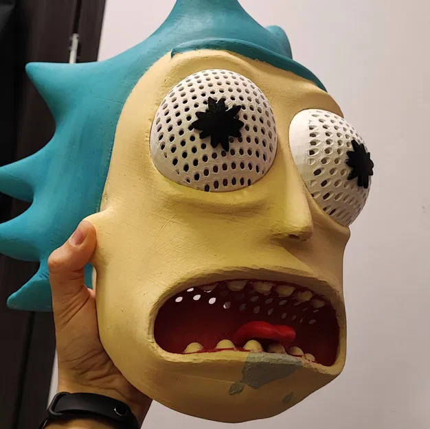 Mặt nạ Rick Sanchez từ Rick and Morty cho Prusa XL - Image 1