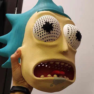 Mặt nạ Rick Sanchez từ Rick and Morty cho Prusa XL