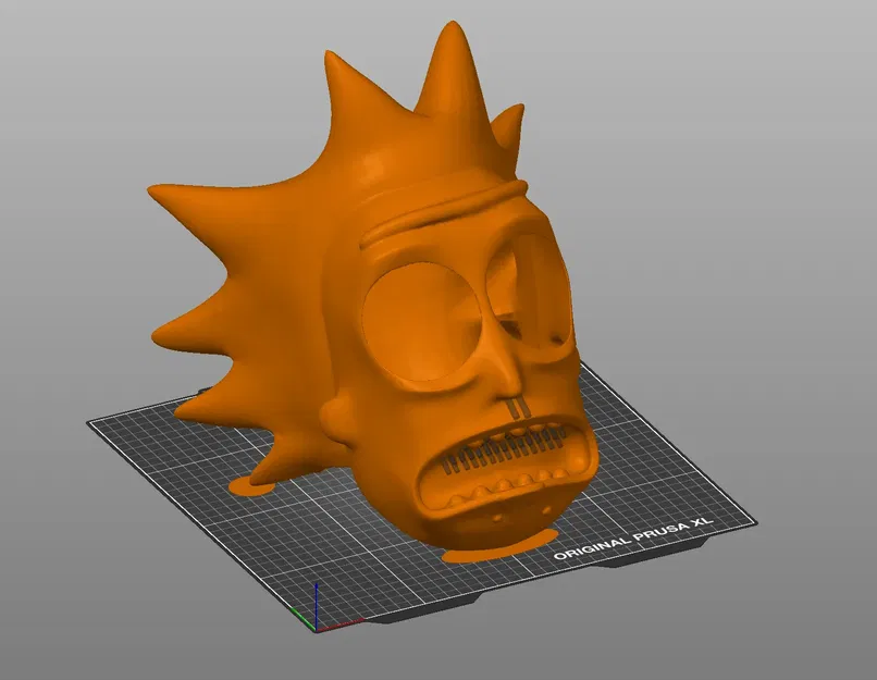 Mặt nạ Rick Sanchez từ Rick and Morty cho Prusa XL - Image 3