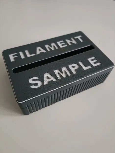 Nắp hộp mẫu filament với chữ khắc sâu 1mm - Image 3