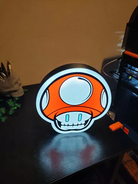 Hộp đèn LED nấm Super Mario và bạch walker - Image 4