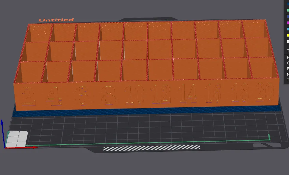 Hộp lưu trữ vít M3 đến M5 cho máy in 3D - Image 3