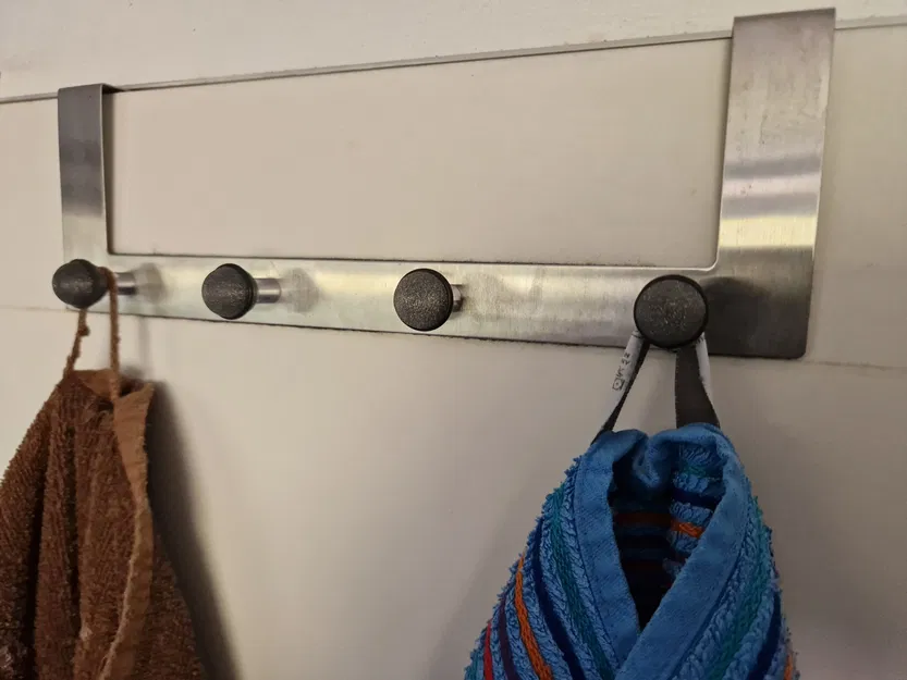 Giá treo móc cửa với thiết kế cải tiến chống rơi - Image 4