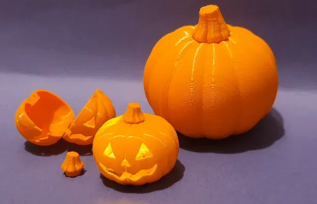 Hộp bí ngô lớn và nhỏ in tại chỗ - Image 2