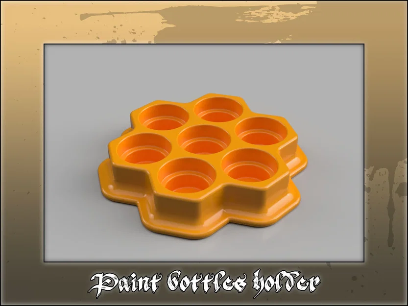 Giá đỡ chai sơn cho chai 32mm và 25mm - Image 3