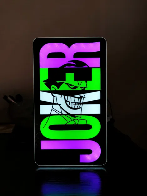 Hộp đèn Joker phong cách vũ trụ hoạt hình DC - Image 6