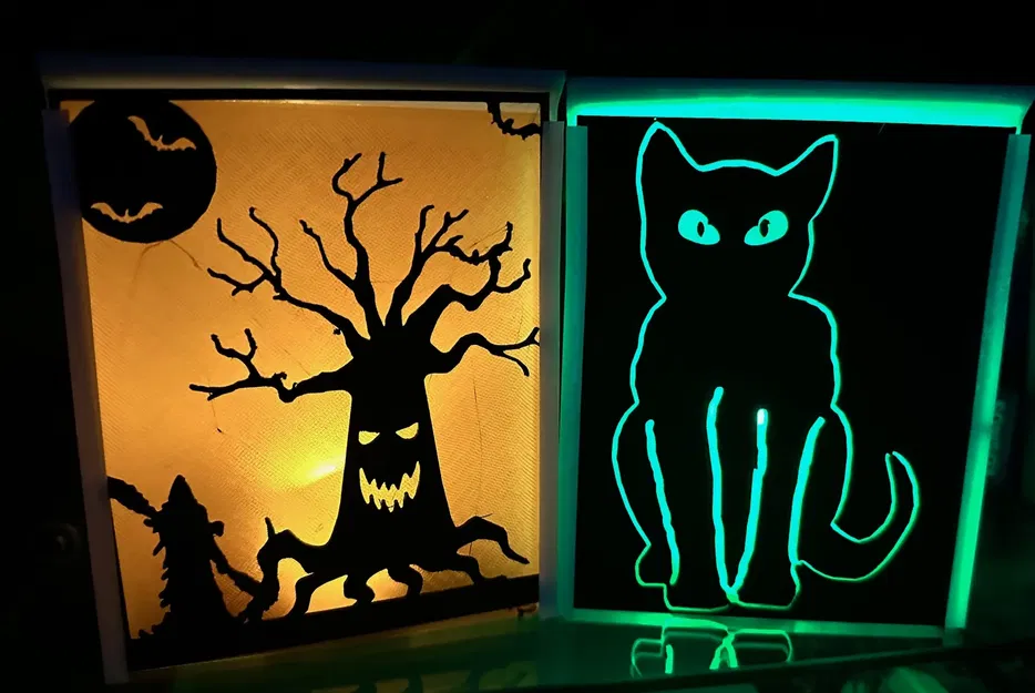 Trang trí Halloween với nến tea light và hình ảnh ma quái - Image 2