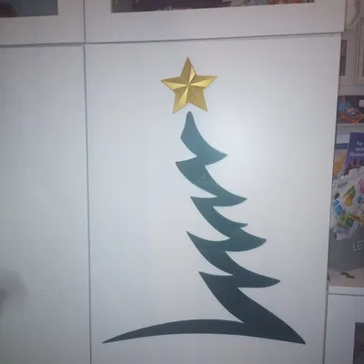 Cây thông Giáng sinh trang trí tường hoặc cửa lớn