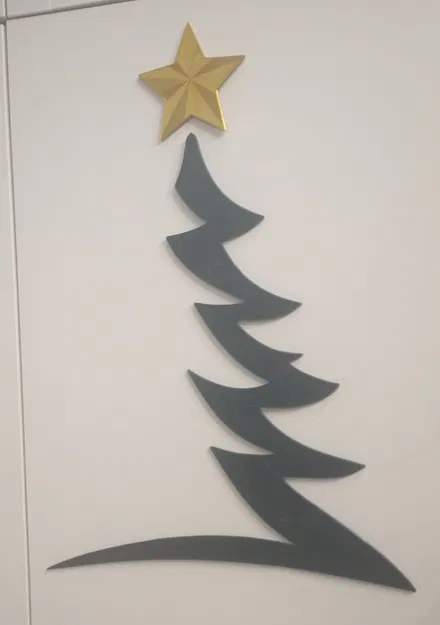 Cây thông Giáng sinh trang trí tường hoặc cửa lớn - Image 4