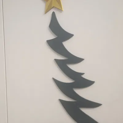 Cây thông Giáng sinh trang trí tường hoặc cửa lớn