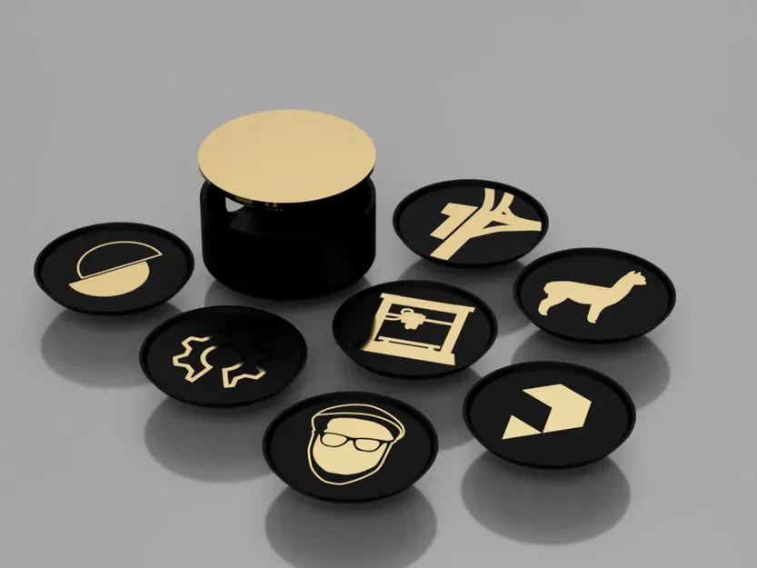 Bộ lót ly kỷ niệm 10 năm Prusa cho máy in 3D - Image 2