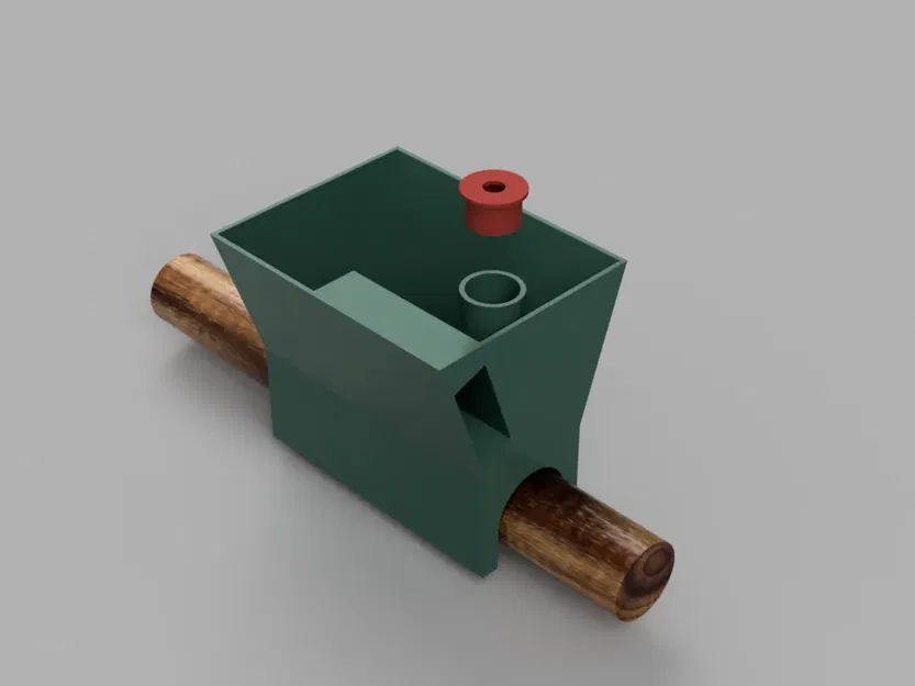 Chậu cây treo trên cột gỗ - Image 3