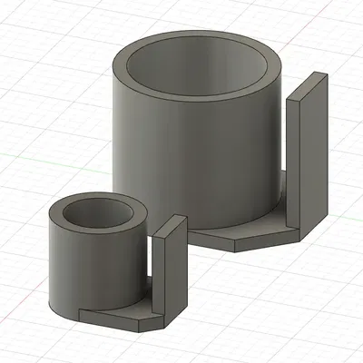 Giá đỡ cọ vẽ dễ in 3D và tiện lợi