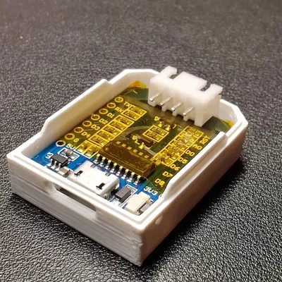 Vỏ nhỏ cho Wemos D1 Mini với kết nối 4 Pin JST