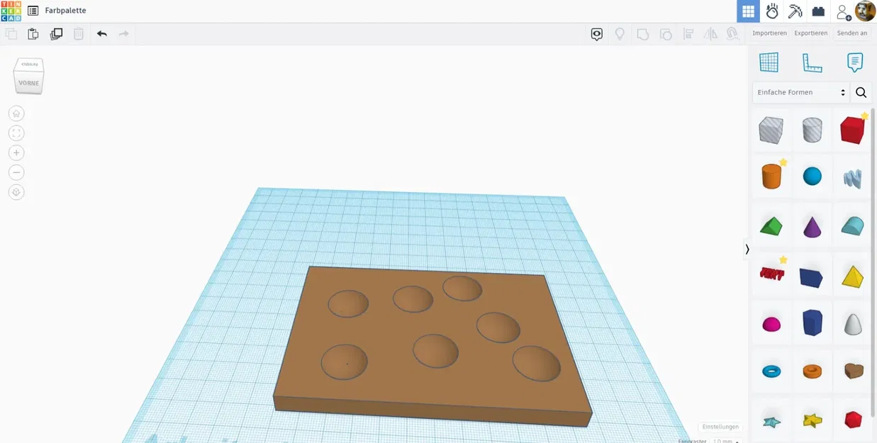 Bảng màu sắc cho nghệ thuật vẽ tranh 3D - Image 1