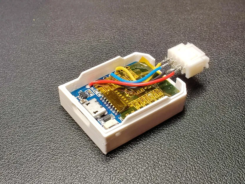 Vỏ nhỏ cho Wemos D1 Mini với kết nối 4 Pin JST - Image 3