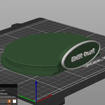 Đế với Biển Báo Có Thể Chỉnh Sửa cho Nhân Vật hoặc Tượng