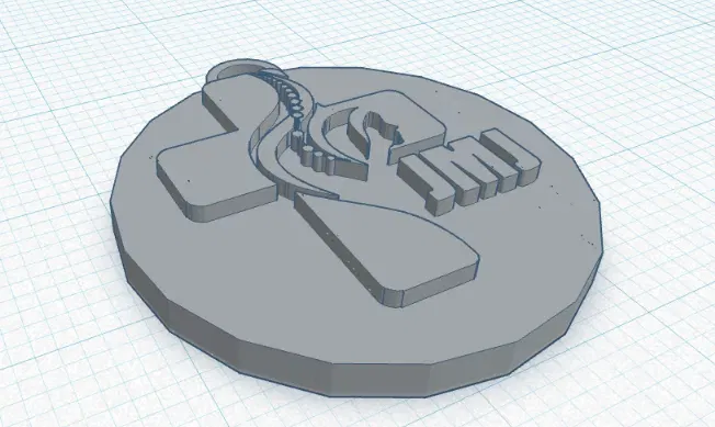 Móc khóa JMJ nhỏ với logo đặc trưng - Image 2