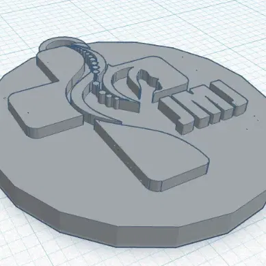 Móc khóa JMJ nhỏ với logo đặc trưng