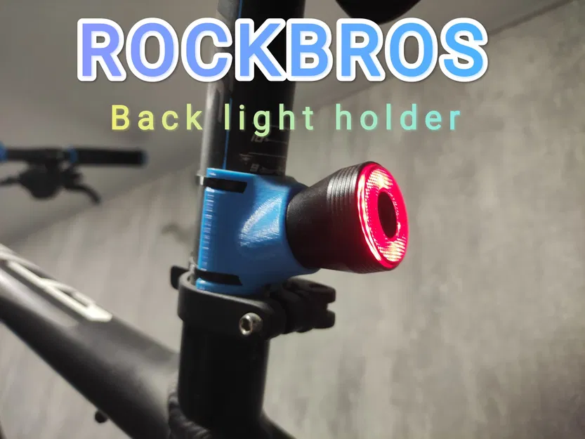 Đèn hậu xe đạp RockBros gắn vào ghi đông với đường kính 31... - Image 1