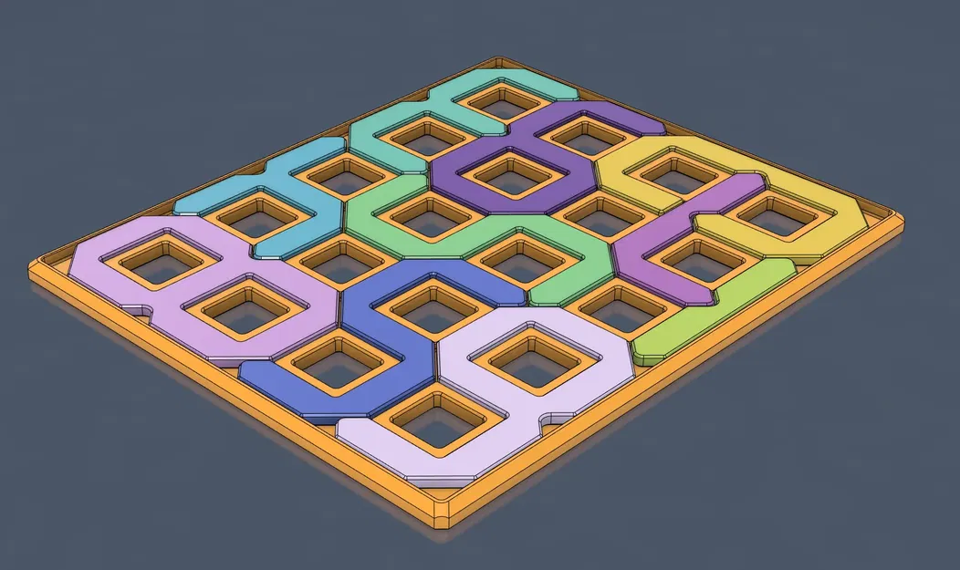 Câu đố đóng gói số "Digigram" kích thước 136x166mm - Image 1