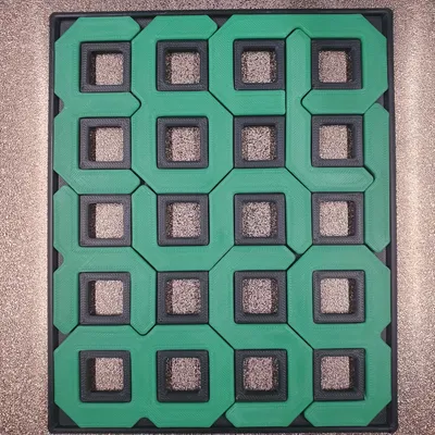 Câu đố đóng gói số "Digigram" kích thước 136x166mm