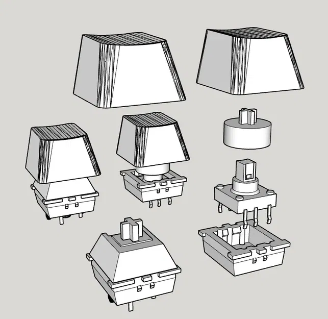 Công tắc điều hướng 5 chiều giả lập MX - Image 1