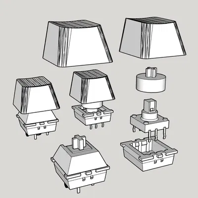 Công tắc điều hướng 5 chiều giả lập MX