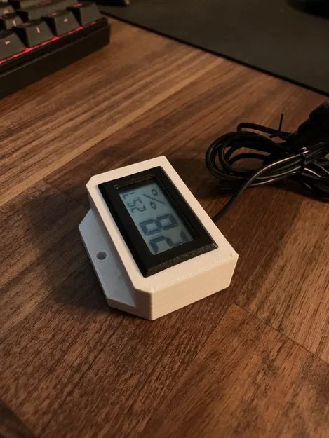 Giá đỡ tường cho nhiệt kế và độ ẩm mini LCD - Image 2