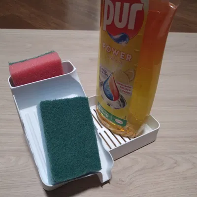 Giá đỡ xà phòng và bàn chải cho phòng tắm và bếp