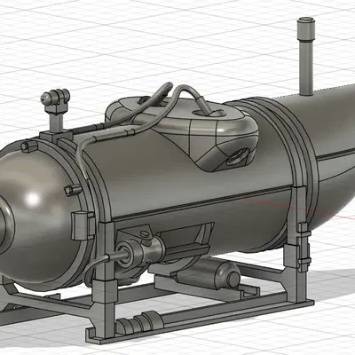 Mô hình tàu ngầm OceanGate Titan V2
