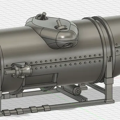 Mô hình tàu ngầm Oceangate Titan tỷ lệ 1:42