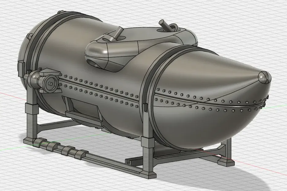 Mô hình tàu ngầm Oceangate Titan tỷ lệ 1:42 - Image 2