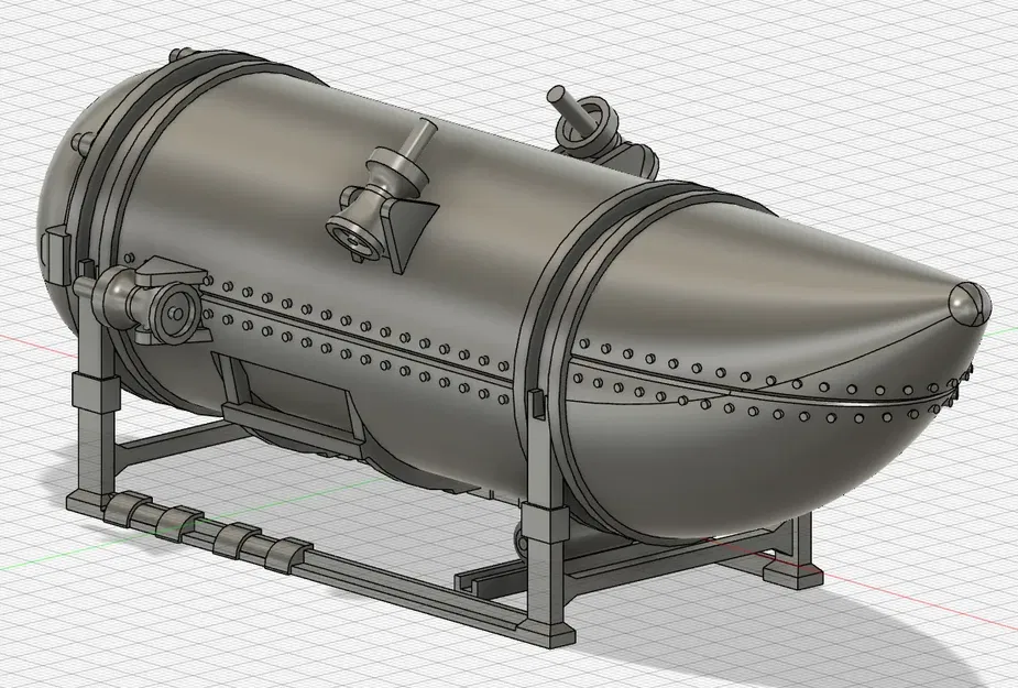 Mô hình tàu ngầm Oceangate Titan tỷ lệ 1:42 - Image 4