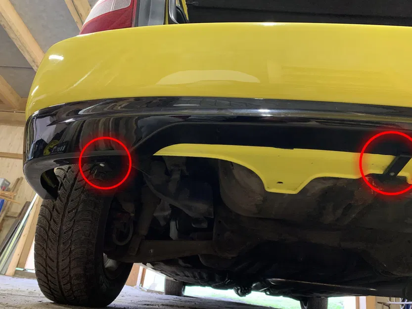 Giá đỡ cản sau Honda Civic EK/EJ typeR - Image 3