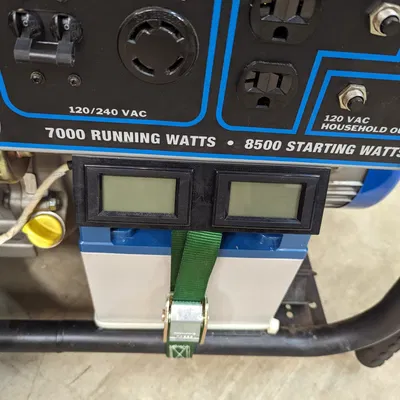 Bảng giá đỡ đồng hồ đo Volt/Amp cho máy phát điện di động