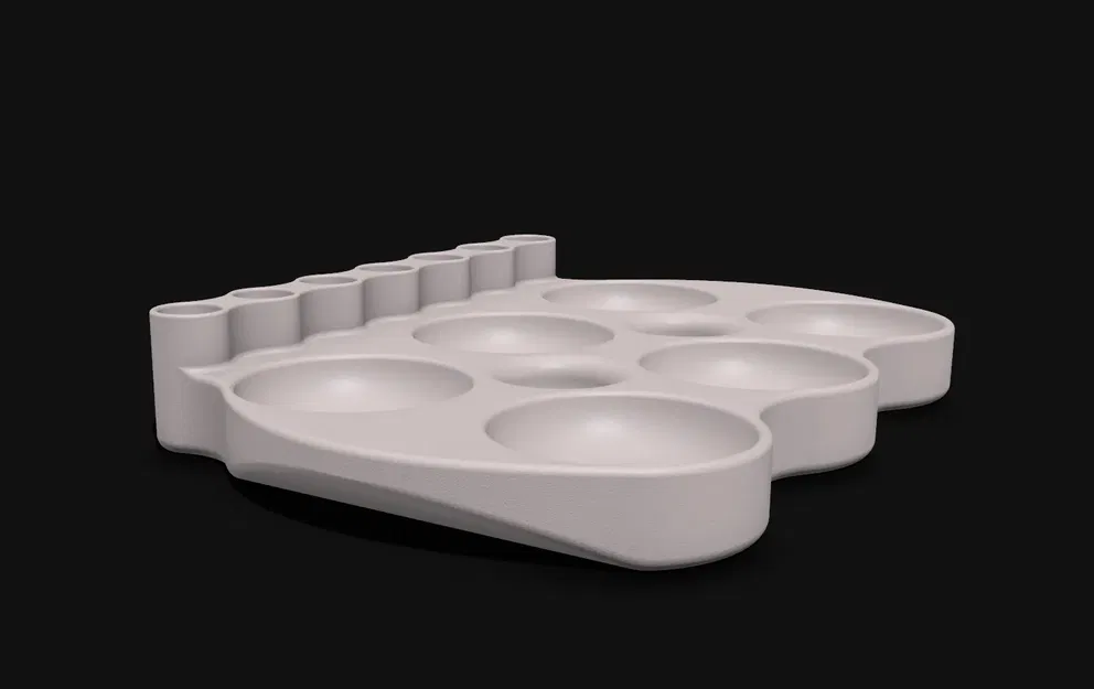 Giá đỡ bảng màu và cọ vẽ tiện lợi không cần hỗ trợ - Image 2