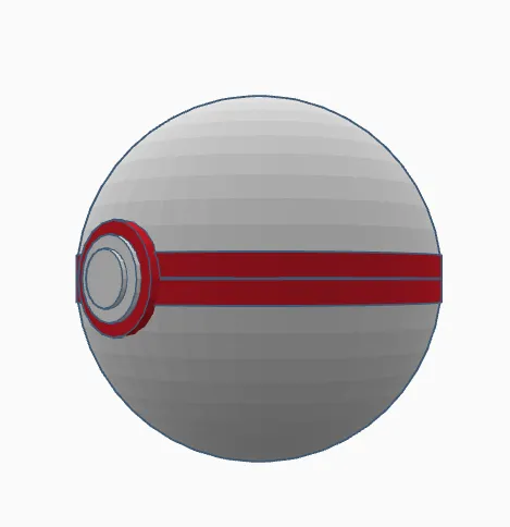 Bóng Pokeball 2 mảnh với nam châm kết nối - Image 1
