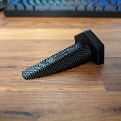 Chặn cửa bằng bulong dễ in 3D