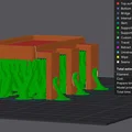 Giá đỡ chân đế gridfinity 2x1 có móc gắn tường - Thumbnail 2