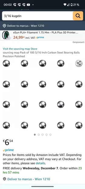 Bộ phận kẹp bi cho bóng 3/16 inch - Image 12