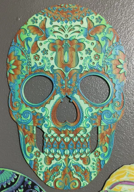 Nghiên cứu mô hình 3D Ngày của Người Chết với 8 màu sắc - Image 1