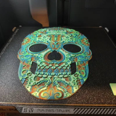 Nghiên cứu mô hình 3D Ngày của Người Chết với 8 màu sắc