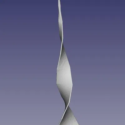 Điêu khắc xoắn ốc hình helix độc đáo trong CAD