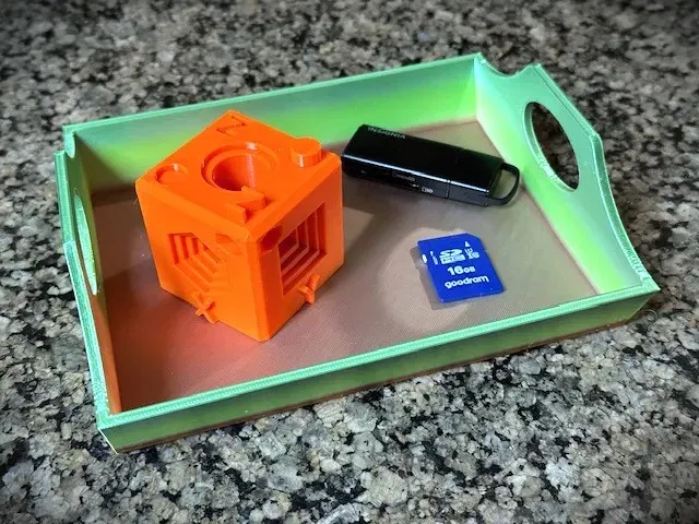 Khay gỗ đơn giản với tay cầm tiện lợi - Image 1