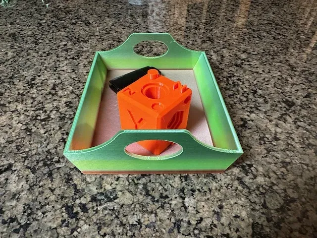 Khay gỗ đơn giản với tay cầm tiện lợi - Image 2